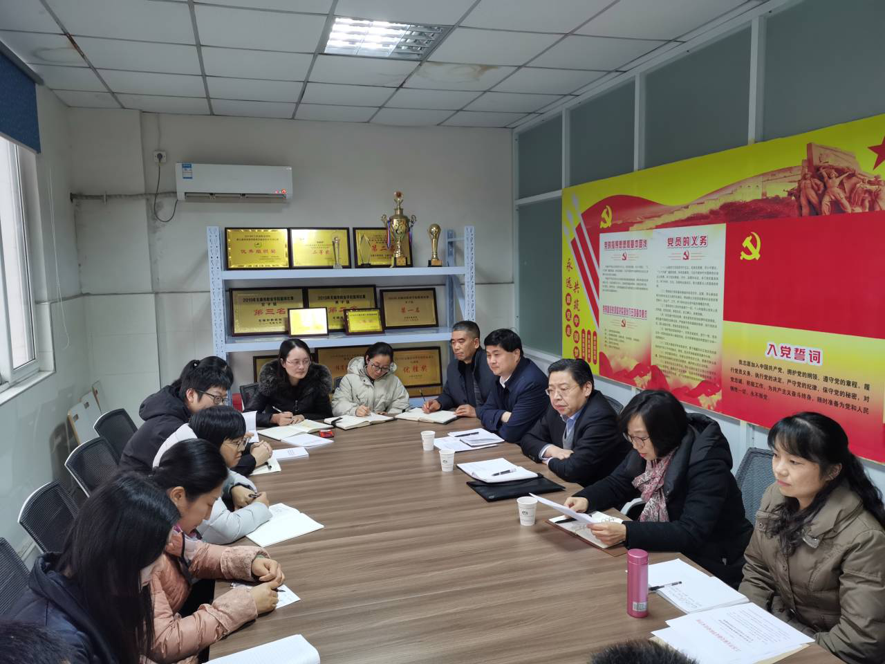 校党委书记李虎一行赴基础教学部宣布马院成立
