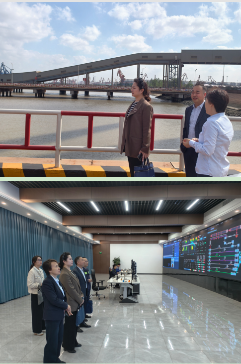 物流管理学院调研江阴港，校企同心绘就合作新蓝图